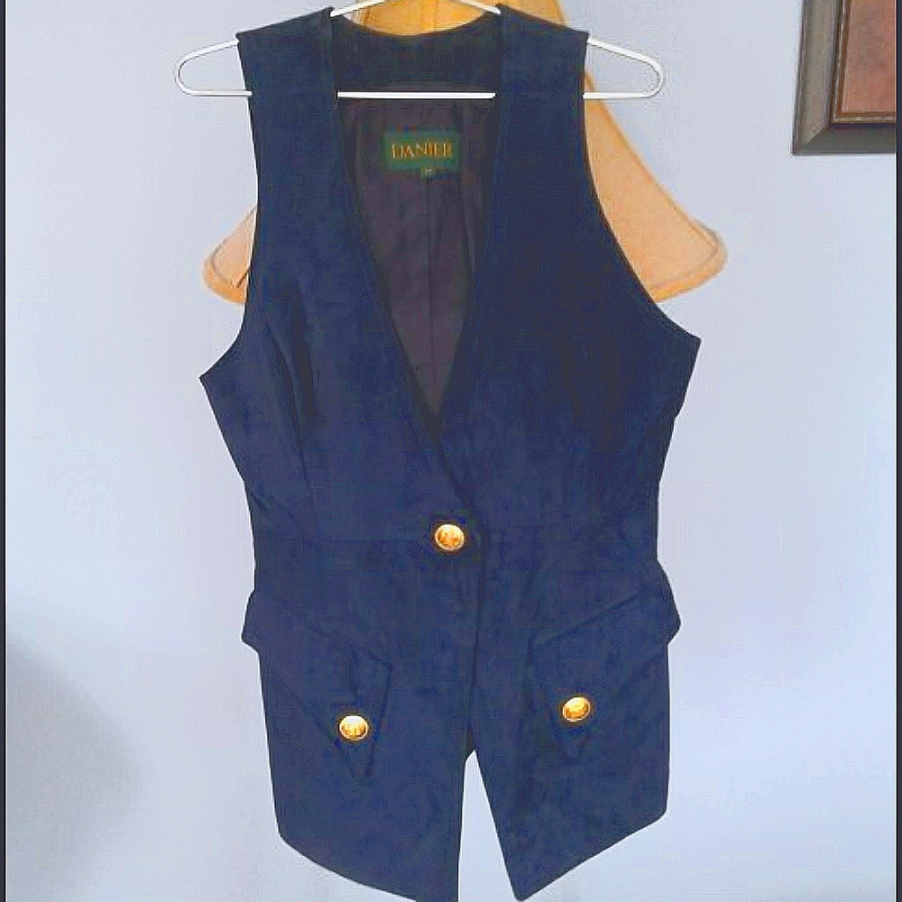 Suede vest